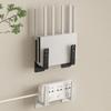 Router Rack Wall-Mounted Storage Box Socket Strip Holder Bracket Punch-Free Bracket