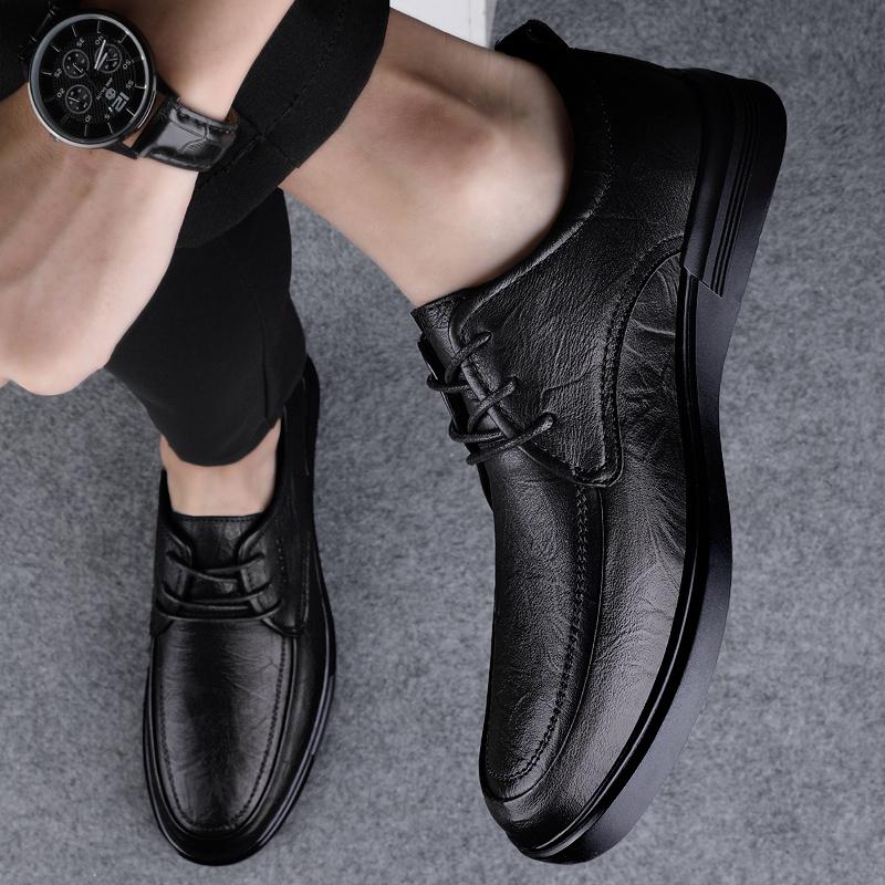 Мужская деловая кожаная обувь Дерби Классические туфли