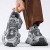 Папины кроссовки мужские осенние кожаные дышащие новая модная тенденция универсальные на платформе кроссовки для бега повседневные спортивные трендовые кроссовки