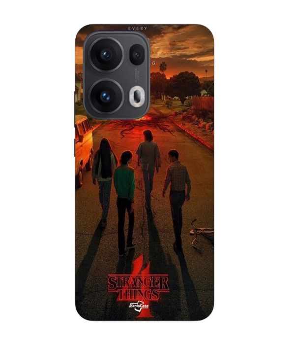 Чехол Maniacase для Oppo Reno 13 Pro 5G Stranger Things сезон 4