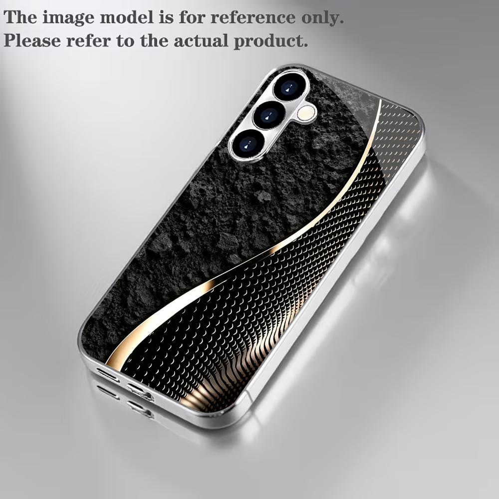 Стильный черный чехол из углеродного волокна для телефона glass s26 ultra case s25 ultra case для Samsung Galaxy S26 S25 S24 S23 S22 FE Ultra Plus