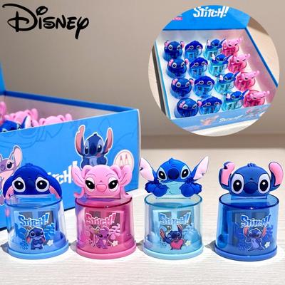 Disney Точилка для карандашей в виде куклы Стич, милая мультяшная точилка для карандашей в виде школьного карандаша, канцелярские товары Лило и Стич, школьные принадлежности