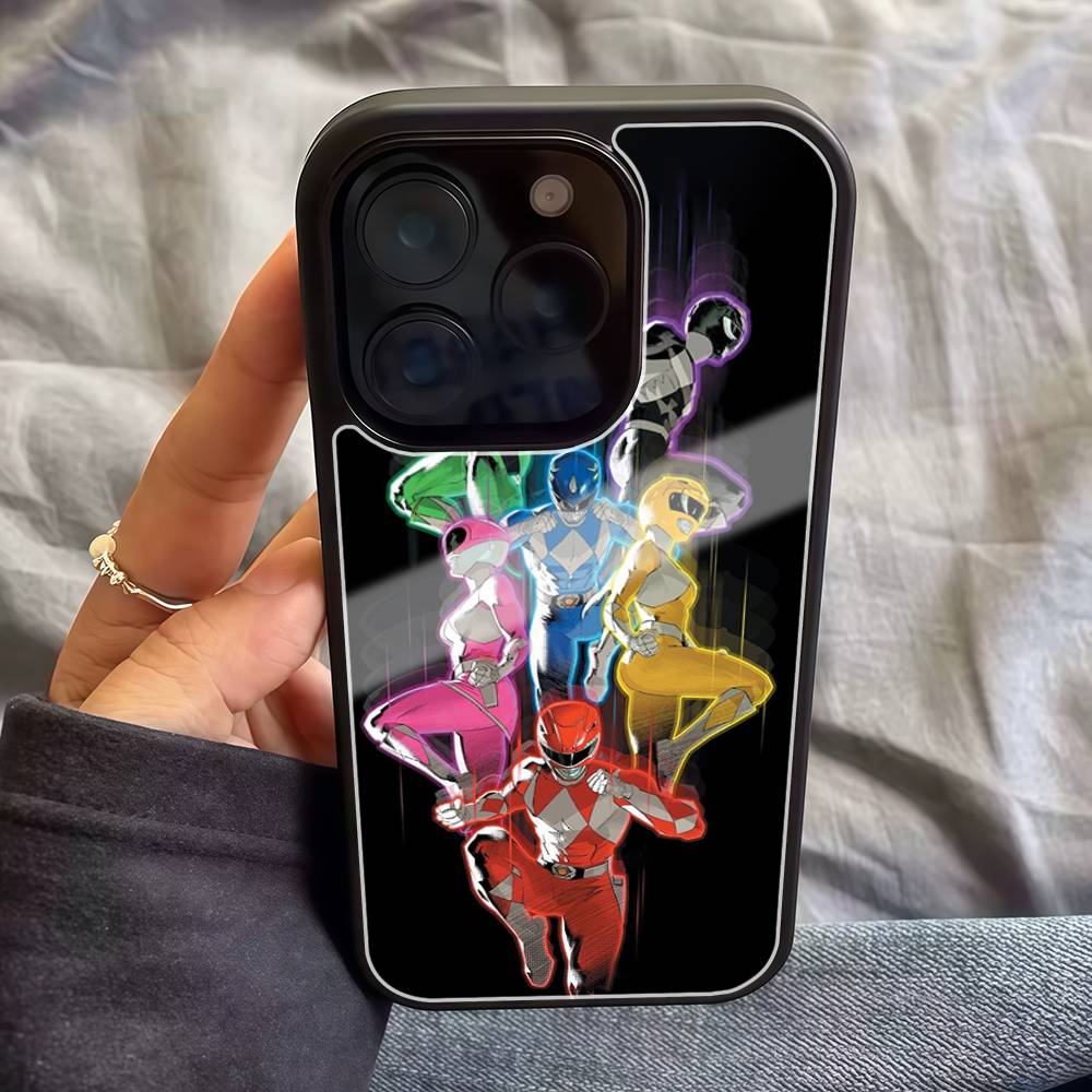 P-PowerS-COOL R-RangerS Phone Case For IPhone 17 Promax Air 16 E 15 14 13 12 11 Pro Max Y2K PC+TPU Cover