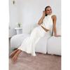 Summer Women's Sexy Bib Top Draped Halter Long Skirt Casual Fashion Suit Women's Evening Dresses