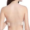 Women's Strapless Invisible Bra Replaceable Sheer Buckle Braletter Push Up Half Cup Tank Top Sexy Underwear