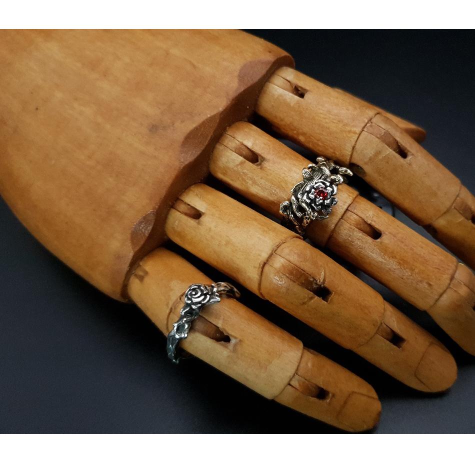 Dr Ska Rose Layered Ring
