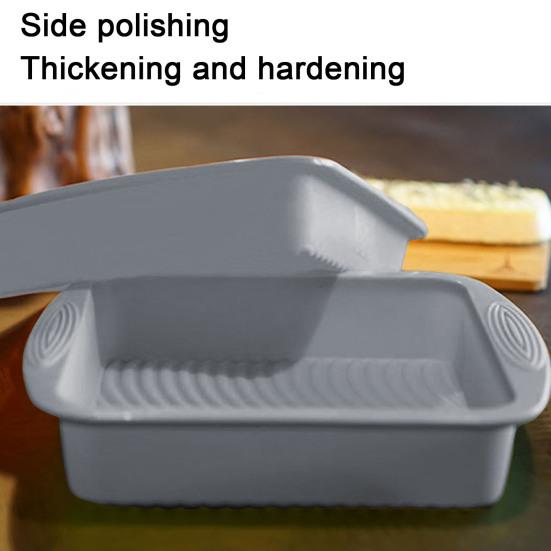 9 Inch Nonstick Square Cake Pan Easy Release Non-Slip High Temperature Resistant Silicone Cake Mold Baking Pan DIY Supplies