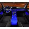 Glass Window Switch Lock Panel Trim For Honda Civic 11th - Bright Blue