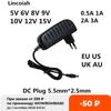 AC 110-240V DC 12V 2A 3A 5A Универсальный адаптер питания Адаптер зарядного устройства ЕС США для светодиодных полосок питания камеры