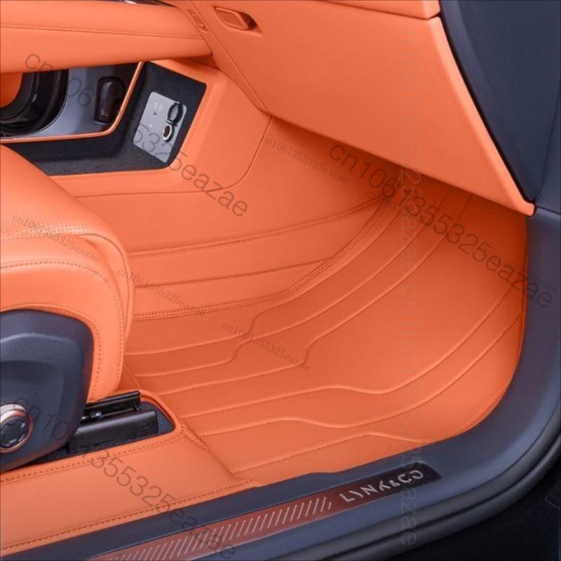 Для Lynk & Co 900 2025+ Кожаные Коврики на Пол Полного Покрытия Одиночные Двухслойные Всепогодные Вкладыши в Салон Съемный Мягкий Ковер