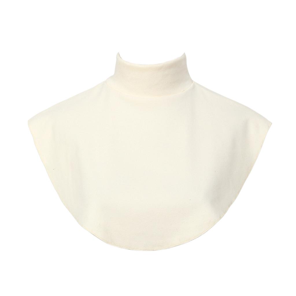 New Womens Muslim Modal Fake False Collar Islamic Hijab Extensions Turtleneck High Neck Cover Warmer Bright Solid Color Half Top