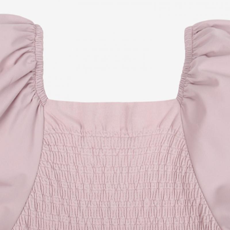 Платье с пышными рукавами и бесшовной эластичной лентой 2nd Skin Smocking Banding Ngwsd1200