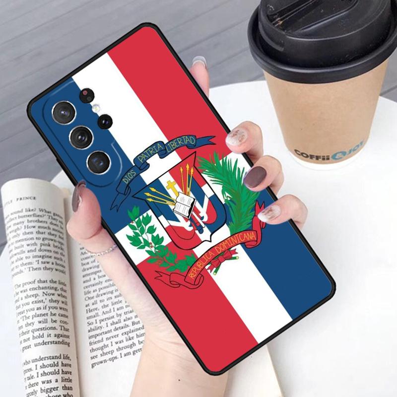 Чехол для телефона Флаг Доминиканской Республики Для Samsung Galaxy S24 S25 Ultra S21 S22 Ultra S10E Note 10 Plus Note 20 FE S23