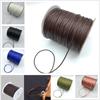 0.5mm 1mm 1.5mm 2mm Black Waxed Cotton Cord Waxed Thread Cord String Strap Necklace Rope For Jewelry Making