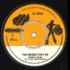 7-дюймовая пластинка DOBBIE JONES / JACKIE BROWN ALL STA - Wrong They Do / Wrong Dub DL5043 Dip 1974 UK Регги, Ска и Даб Б/У