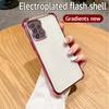 For Samsung A23 Case Galaxy A23 5G Cover SM-A236U SM-A235F Phone Case A23 5G Bumper Shockproof Protect Cover Clear Electroplate