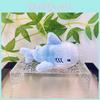 Adorable Rainbow Shark Plush Toy Cute Stuffed Animal Keychain Bag Charm For Kids