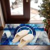 Napoli Blue Energy Symbol Area Rug Office rug, Chair Rug, Decor Carpet Livingroom bedroom Mat, Large Size Fan gifts Christmas gifts
