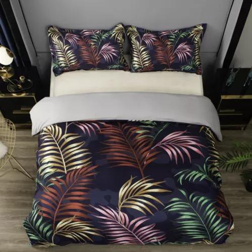 Comforter Palm Leaves Bed Decoration First Choice Gift Suitable For Children Kids And Adults Soft Warm And Breathable