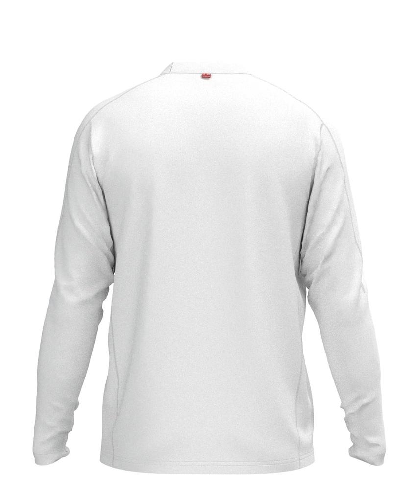 Ping Apparel Men's Long Sleeve Crew Neck Shirt [AddElm Series] (ADD.03 Technology) / Golf Undershirt / 621-3266803 030_White, Size S