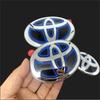 Для Toyota 3D Автомобильный Гибридный Логотип Передняя Решетка Капот Багажник Шильдик Corolla Camry RAV4 Hilux CHR Highlander Yaris Vios Alphard HRV Reiz