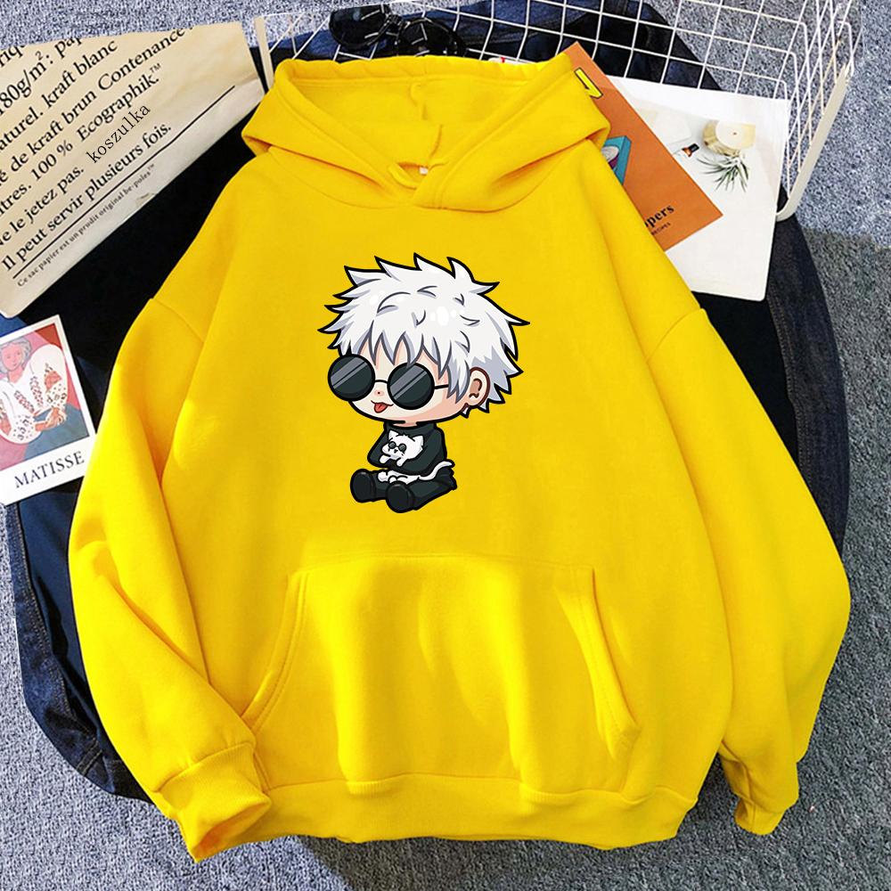 Jujutsu Kaisen Satoru Gojo Hoodie Graphic Hoodies Vintage Oversized Hooded Hip Hop Long Sleeves Cotton Hoodie Men Women Clothes