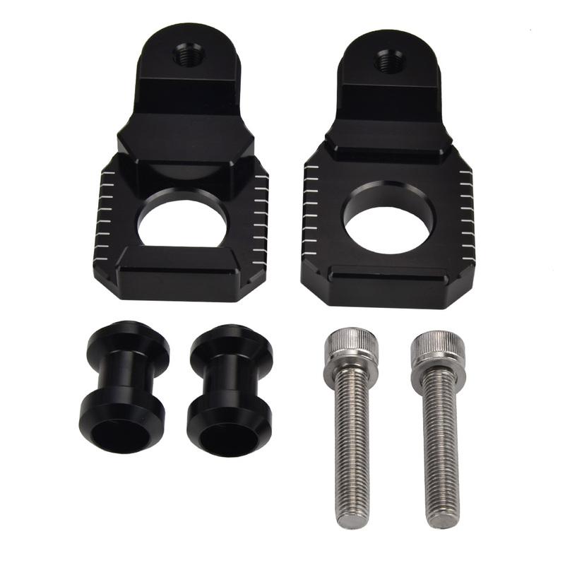 For Suzuki GSXR600 GSXR750 2000-2009 Rear Axle Block Sliders Chain Adjuster Tensioner GSXR1000 2001-2018 HAYABUSA 2008-2019