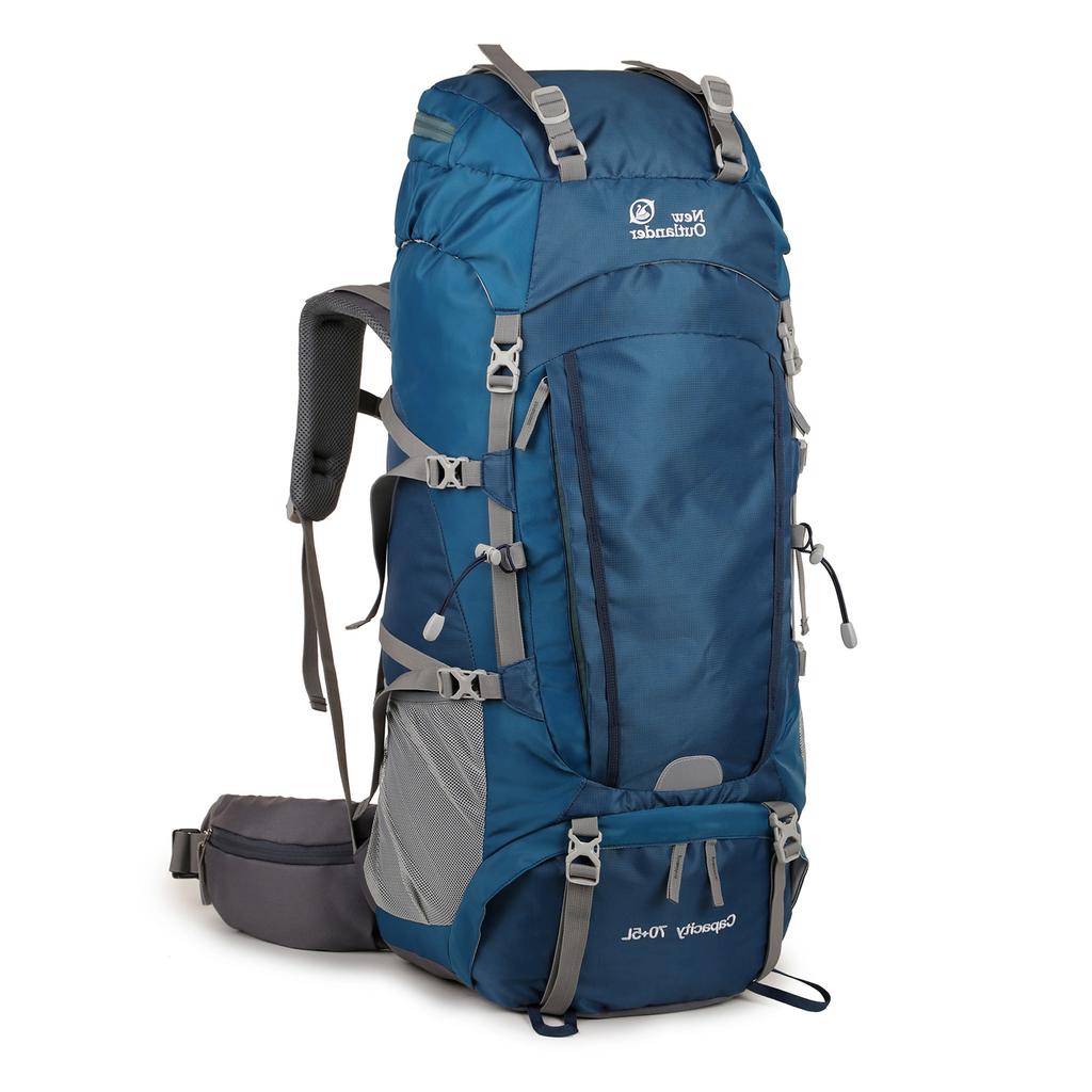 75л походный рюкзак большой емкости кемпинговый рюкзак с дождевиком обувь склад