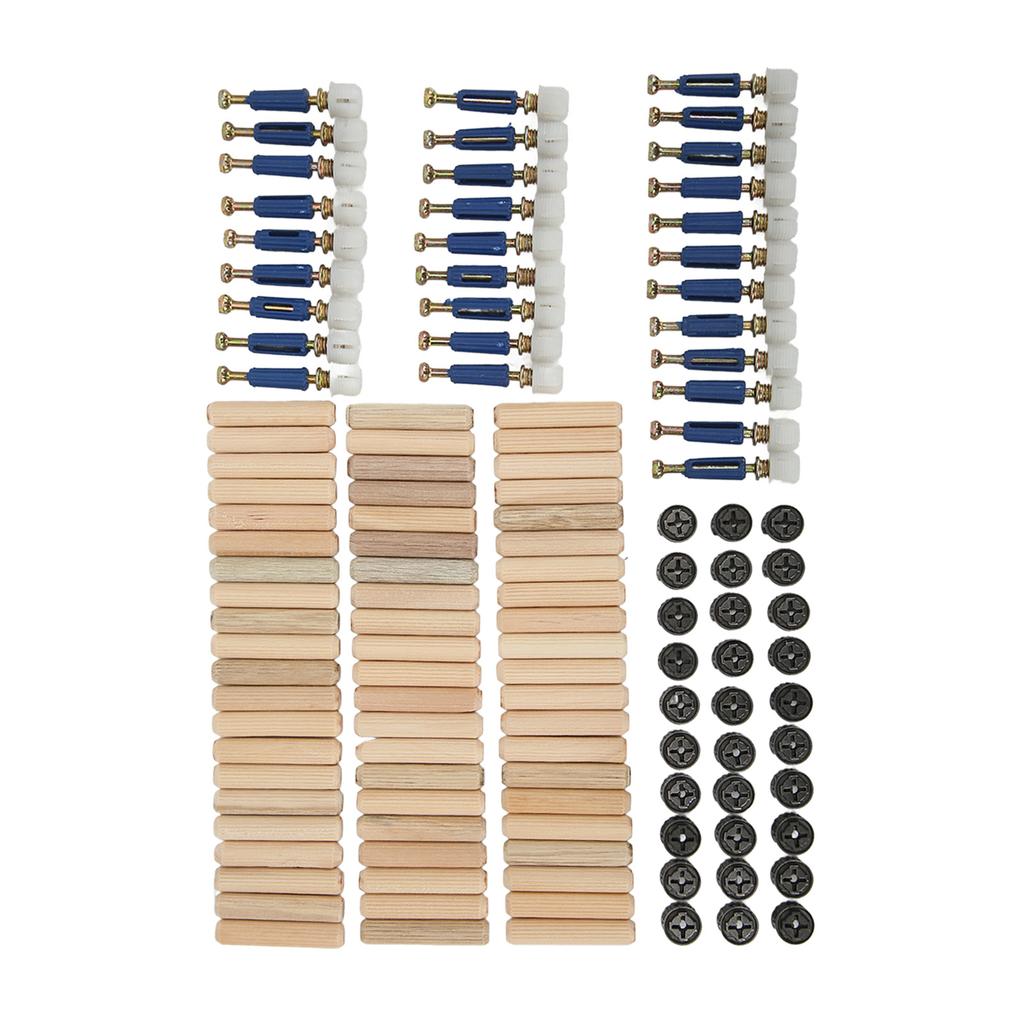 Комплект эксцентрикового колеса 3 в 1 Утолщенная гайка Винтовой крепеж Мебельная панель Фитинги