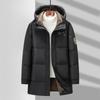 White Duck Down Black Gold Series Men's New Fashion Casual Three-Proof Hooded Down Jacket Warm Jacket Thick Down