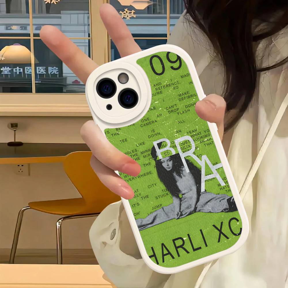 Чехол для телефона из кожи C-Charlis XCX B-BRAT Для IPhone 16 16e 15 14 13 12 11 Pro Max Plus Mini