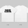 2025 Новая футболка с коротким рукавом David Guetta Топ 100 DJ Одежда для электронной банджи-танца Чистый хлопок Мужская и женская футболка