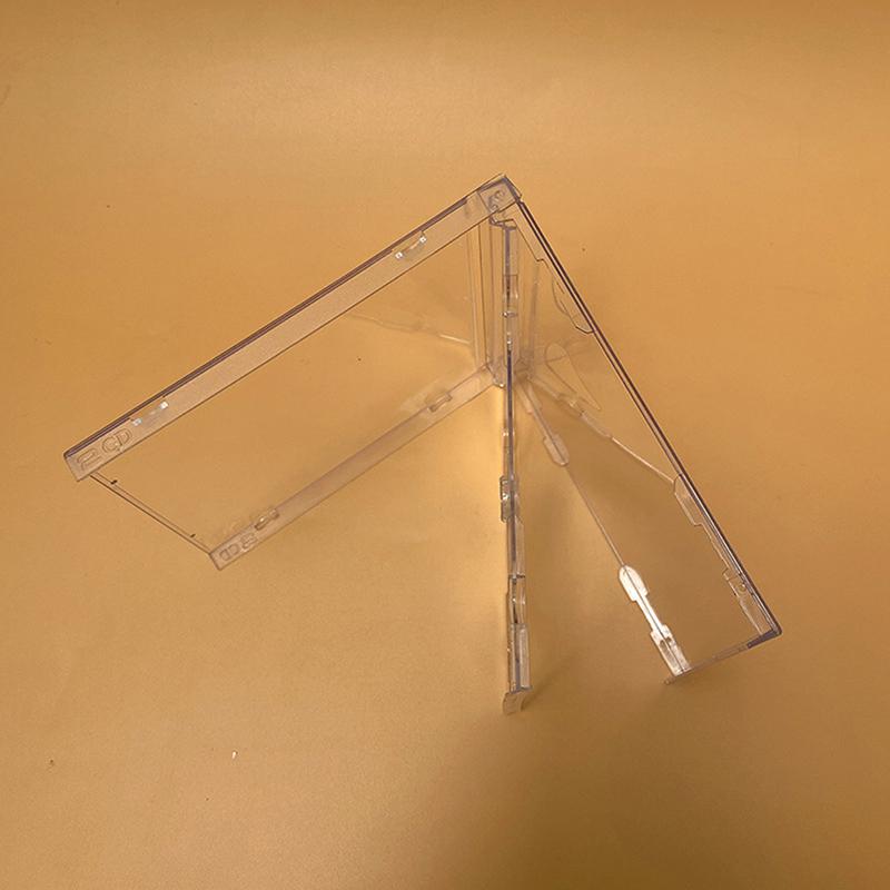 Пустой футляр для компакт-диска, пластиковый молочно-прозрачный футляр для компакт-дисков, емкость для 2 дисков