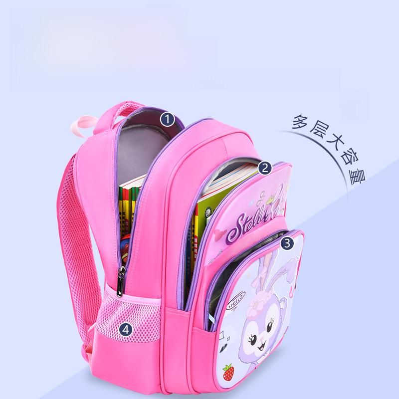 Водонепроницаемый рюкзак с рисунком большой вместимости для учеников начальной школы (1-6 классы) - Легкая конструкция для мальчиков и девочек