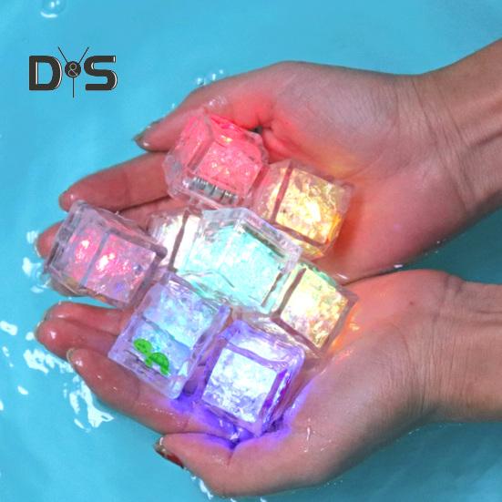 8 шт. светящиеся кубики для ванны набор с морскими животными графика светящиеся игрушки для ванны для детей активируемые водой сенсорные игрушки для ванны