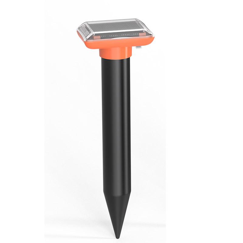 Solar-Powered Outdoor Rodent & Snake Repeller with Beeping Sound - Waterproof, Ground-Inserted Design