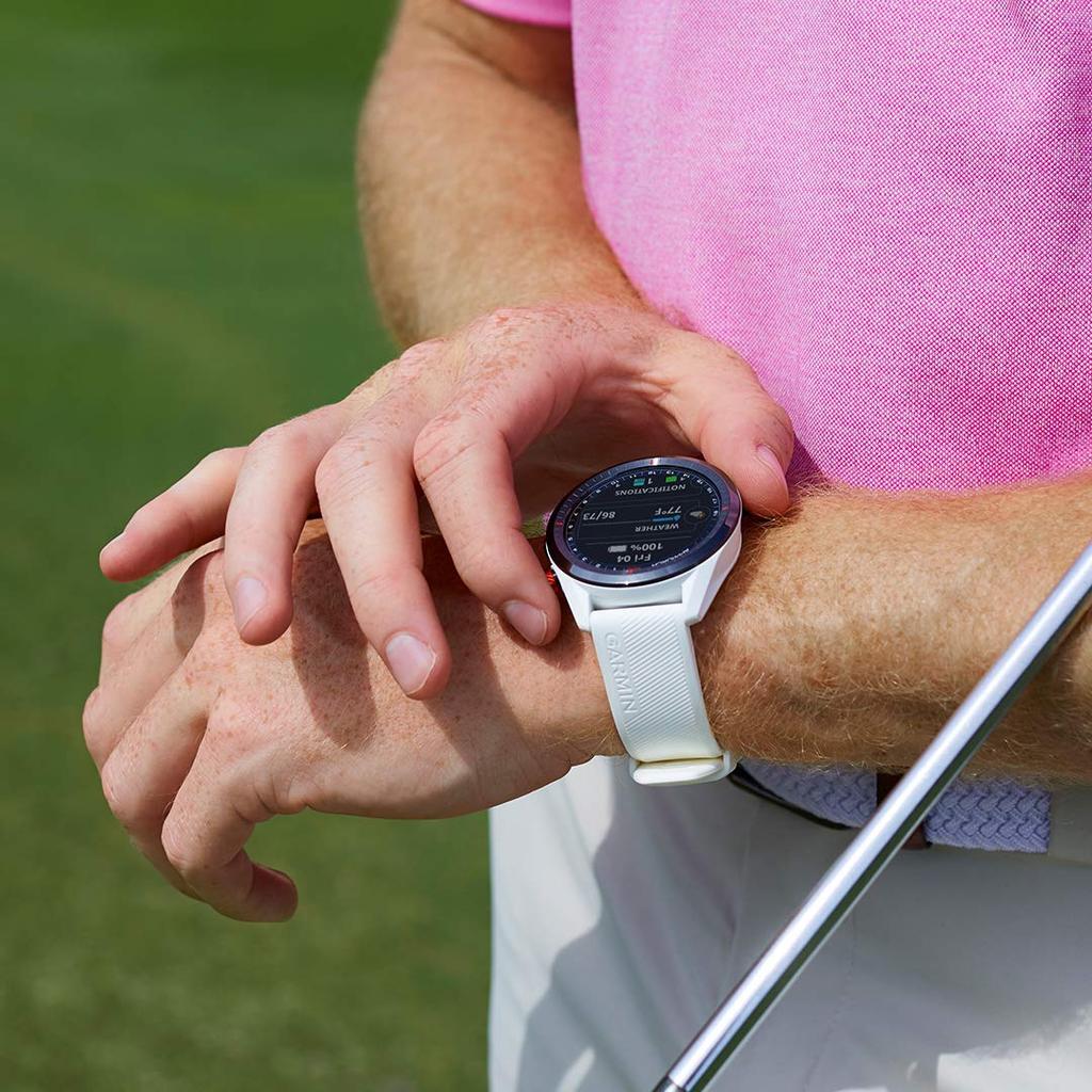 GARMIN Approach S62 Гольф GPS Навигация Белый Японская система, (Официальный продукт) 010-02200-21