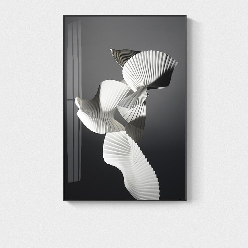 Абстрактное скандинавское черно-белое современное настенное искусство в стиле рок, украшение для крыльца, настенные картины для декора коридора, гостиной