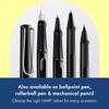 LAMY (Ramy) Safari Shiny Black Fountain Pen Black - Ergonomic Grip and Polished Steel Tip Size F ...