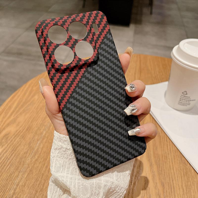 Для Xiaomi 15 Pro 15 ultra 14T Чехол Жесткий Чехол-крышка с рисунком из кевлара и углеродного волокна Для Xiaomi 15 13T 14 14T Pro Бампер