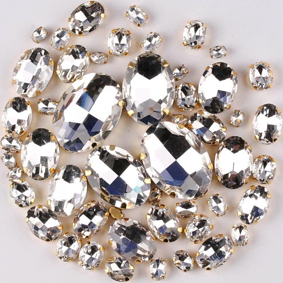 Смешанные кристаллы, стекло, пришитые вручную бриллианты, каплевидные, овальные, конский глаз, одинарный коготь, дрель, хрустальная пряжка, сделай сам, ювелирные аксессуары, стразы, пришивные бусины