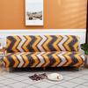 Modern Armless Folding Sofa Bed Cover Plaid Elastic Futon Large Seat Sofa Slipcovers Bedspread for Living Room Without Arms