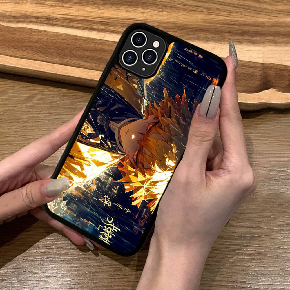 Zenitsu Agatsuma Phone Case Silicone PC+TPU For For IPhone 11 12 13 14 15 16 Plus Pro Max Cover