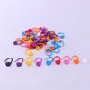 100Pcs Mix Color Knitting Tools Locking Stitch Markers Crochet Latch Marker Pin