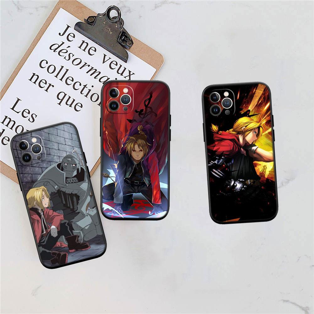 LO45 Fullmetal Alchemist Soft Shell Phone Case for Redmi Note 8 9 Pro Max 9S 9T 9C NFC 8T 8A 10A A4