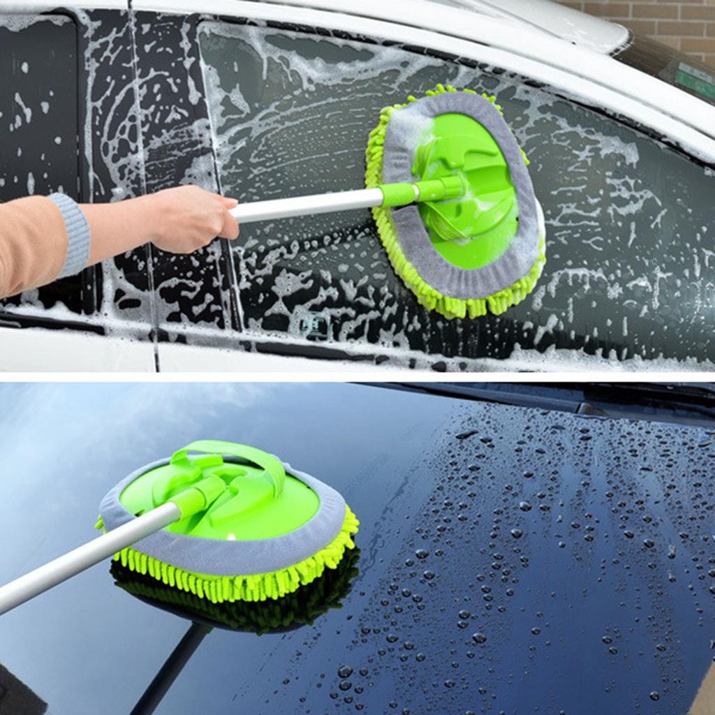 Щетка для мытья автомобиля с длинной ручкой, швабра из микрофибры для мытья автомобиля, набор для чистки щеток для мытья автомобиля, щетка для колес и шин, полотенца из микрофибры, салфетка для чистки