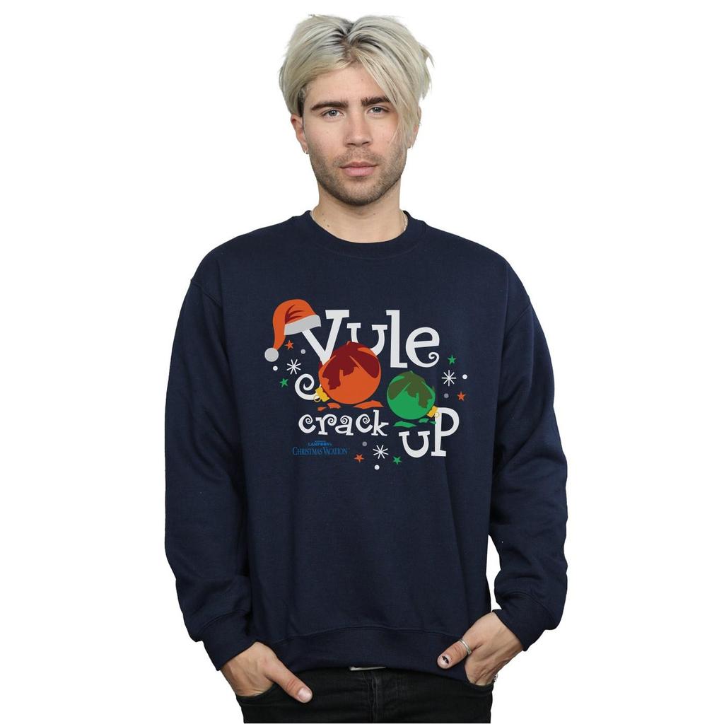National Lampoon´s Christmas Vacation Mens Yule Crack Up Sweatshirt