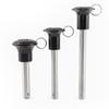 KST111 Quick Release Pin High Quality Ball Lock Pin SUS304 Line Array Safety Pin Push Button Mechanism With Pull Ring