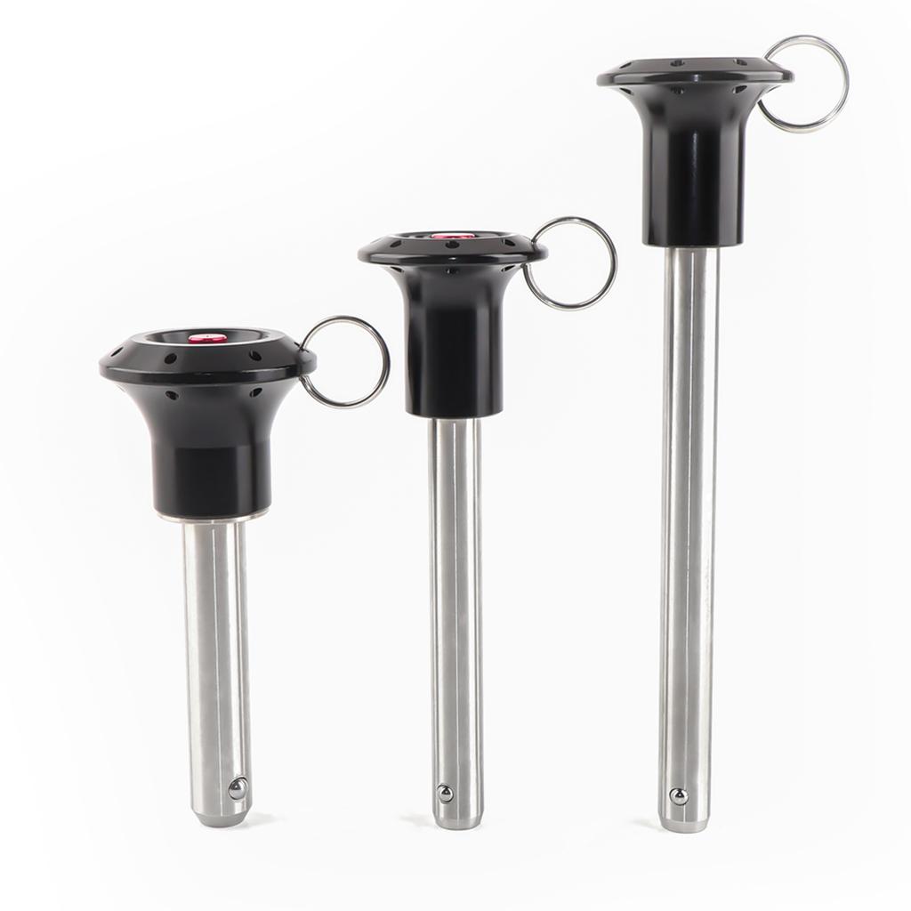 KST111 Quick Release Pin High Quality Ball Lock Pin SUS304 Line Array Safety Pin Push Button Mechanism With Pull Ring