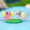 Luminous Hexagonal Dragon Ornament Mini Color Cartoon Doll Micro Landscape Decoration Miniature Toy Decorative Figurines